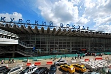 Kursk Station in Moscow, Russia