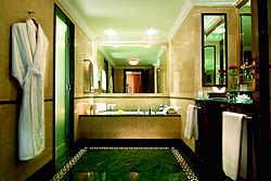 Superior Room Bathroom at Ritz-Carlton Hotel in Moscow, Russia