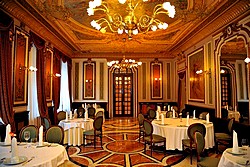 Savoy Restaurant at Savoy Hotel in Moscow, Russia