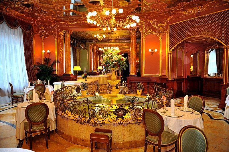 Savoy Restaurant at Savoy Hotel in Moscow, Russia