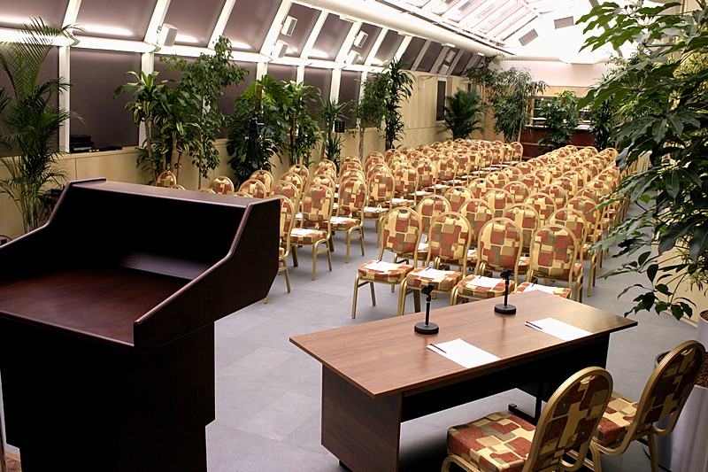 Winter Garden Conference Hall At The Savoy Hotel In Moscow