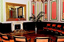 Savoy Fireplace Lounge at Savoy Hotel in Moscow, Russia