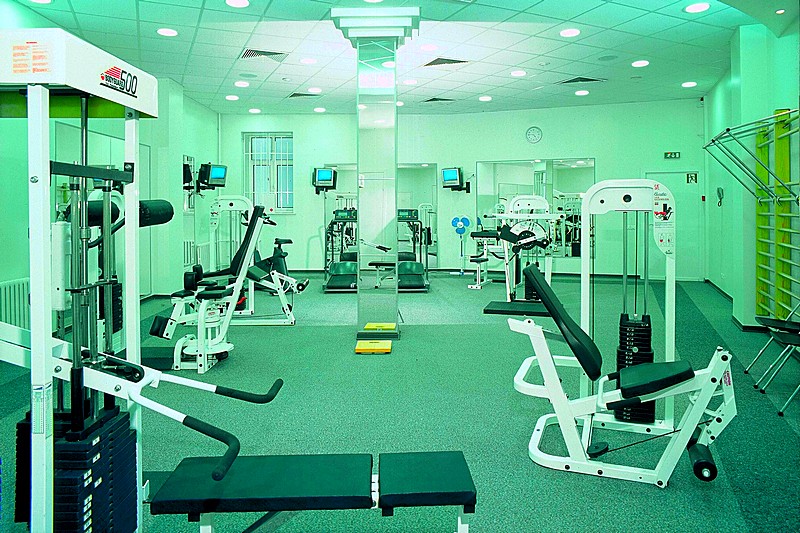Gym in at Savoy Hotel Moscow, Russia