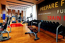 Fitness at Sheraton Palace Hotel in Moscow, Russia