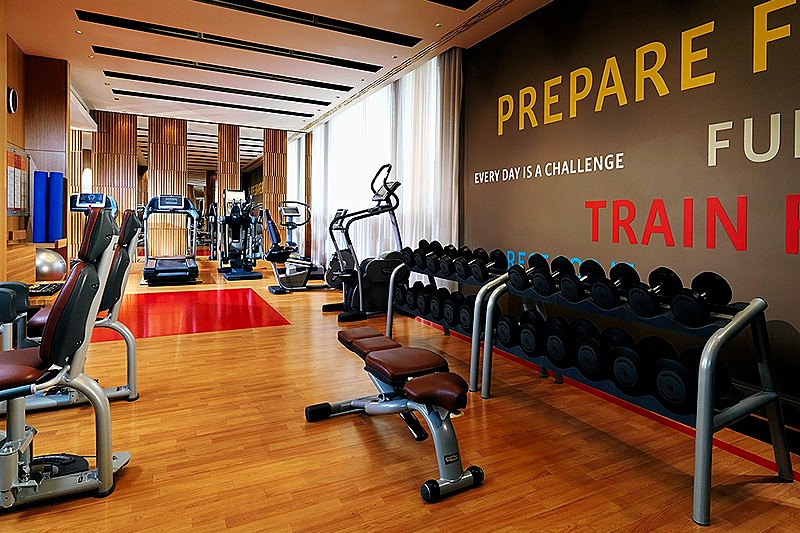 Fitness at Sheraton Palace Hotel in Moscow, Russia
