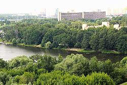 View from Suite at Soyuz Hotel in Moscow, Russia