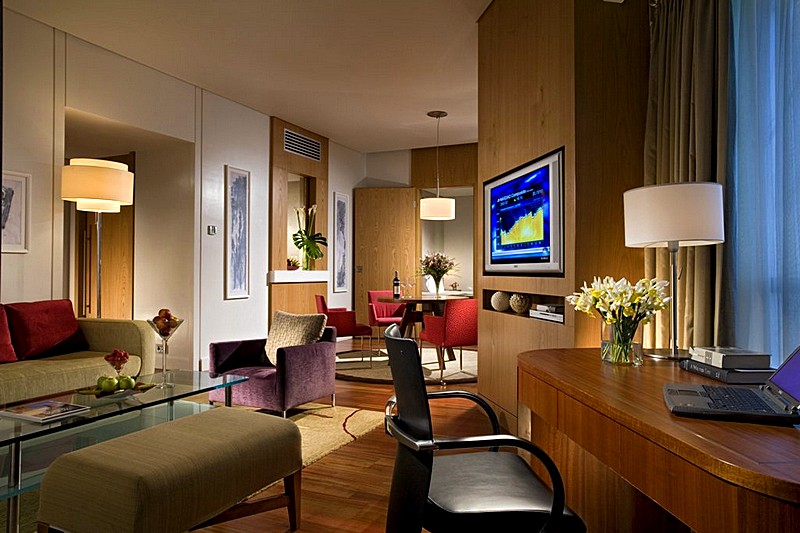 Residential Suite Living Room at Swissotel Krasnye Holmy in Moscow, Russia