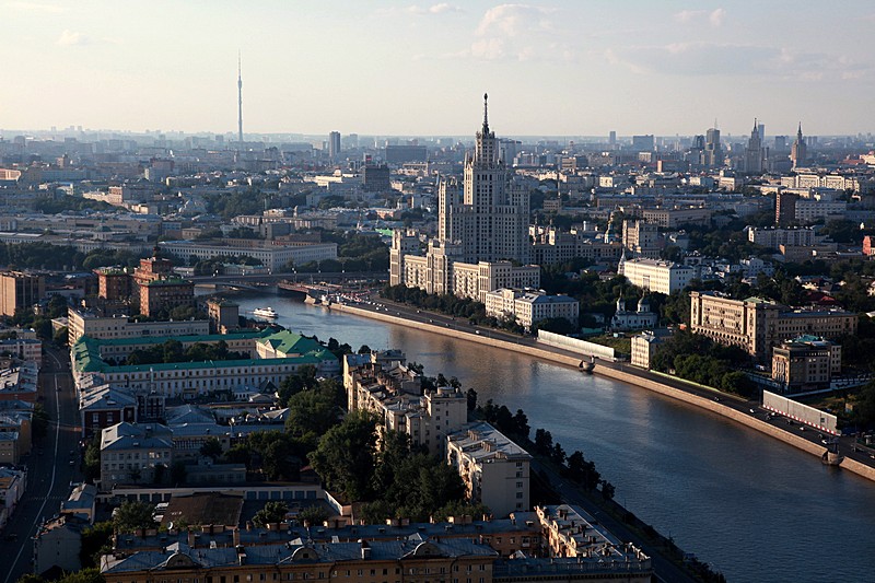 View from Suite at Swissotel Krasnye Holmy in Moscow, Russia