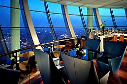 City Space Bar & Lounge at Swissotel Krasnye Holmy in Moscow, Russia