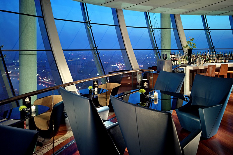 City Space Bar & Lounge at Swissotel Krasnye Holmy in Moscow, Russia