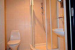 Standard Single Room Bathroom at Alliance Ulanskaya Hotel in Moscow, Russia
