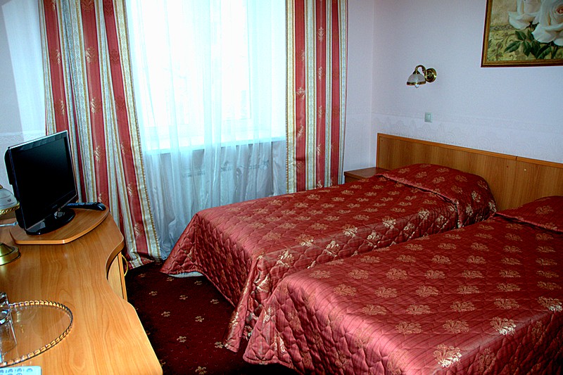 Comfort Twin Room at the Zolotoy Kolos Hotel in Moscow