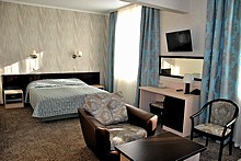 Studio Suite w/Double Bed at the Zolotoy Kolos Hotel in Moscow