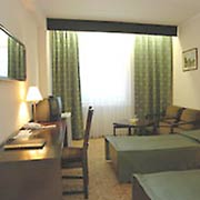 Standard Twin Room at the Izmailovo Gamma-Delta Hotel in Moscow, Russia