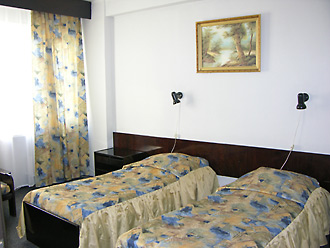 Standard Twin Room at the Izmailovo Vega Hotel in Moscow, Russia