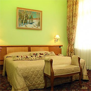 Standard Double Room at the Marco Polo Presnja Hotel in Moscow, Russia