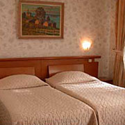 Standard Twin Room at the Marco Polo Presnja Hotel in Moscow, Russia