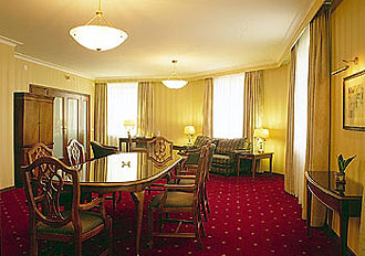 Ambassador Suite at the Marriott Royal Aurora Hotel in Moscow, Russia