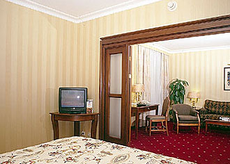 Junior Suite at the Marriott Royal Aurora Hotel in Moscow, Russia