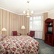 Corner Suite at the Marriott Tverskaya Hotel in Moscow, Russia