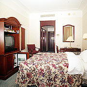 Deluxe Double Room at the Marriott Tverskaya Hotel in Moscow, Russia