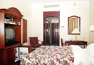 Deluxe Double Room at the Marriott Tverskaya Hotel in Moscow, Russia