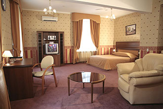 Suite at the Maxima Irbis Hotel in Moscow, Russia