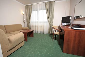 Business Room at the Maxima Slavia Hotel in Moscow, Russia