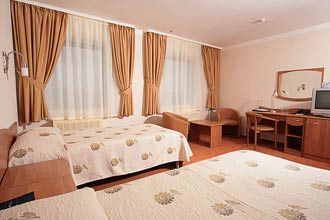 Standard Twin Room at the Maxima Slavia Hotel in Moscow, Russia