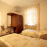 Business Class Twin Room at the Maxima Zarya Hotel in Moscow, Russia