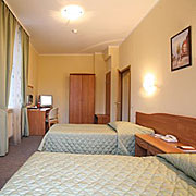 Standard Triple Room at the Maxima Zarya Hotel in Moscow, Russia