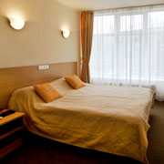 Standard Double Room at the Okhotnik Hotel in Moscow, Russia