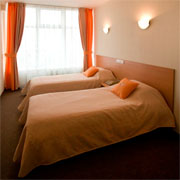Standard Twin Room at the Okhotnik Hotel in Moscow, Russia