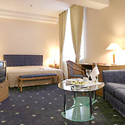 Standard Double Room at the Oksana Hotel in Moscow, Russia