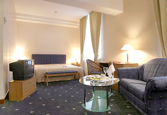 Standard Double Room at the Oksana Hotel in Moscow, Russia