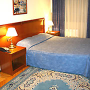 Attic Room at the Ozerkovskaya Hotel in Moscow, Russia