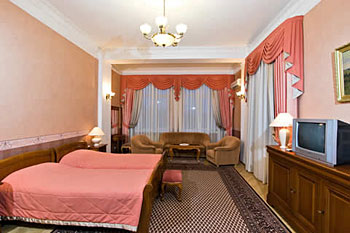 Superior Twin Room at the Peking Hotel in Moscow, Russia