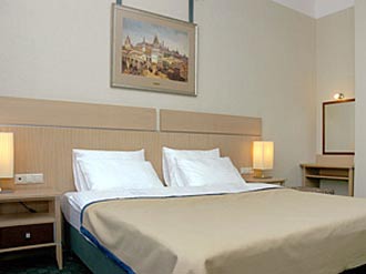 Standard Double Room at the Peter 1st Hotel in Moscow, Russia
