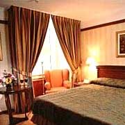 Standard Double Room at the Radisson SAS Slavyanskaya Hotel in Moscow, Russia