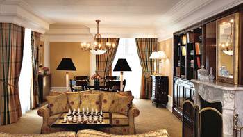 Carlton Suite at Ritz Carlton Hotel in Moscow, Russia