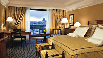 Deluxe Double Room at Ritz Carlton Hotel in Moscow, Russia