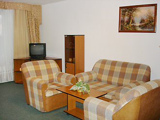 Suite at the Sayany Hotel in Moscow, Russia