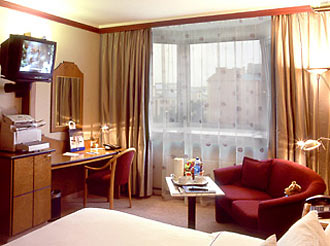 Executive Double Room at the Sheraton Palace Hotel in Moscow, Russia