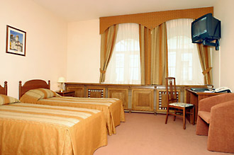 Superior Twin Room at the Sretenskaya Hotel in Moscow, Russia