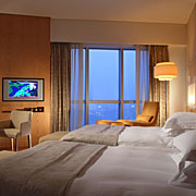 Swiss Business Executive Club Twin Room at the Swissotel Krasnye Holmy in Moscow, Russia