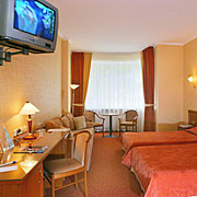 Superior Twin Room at the Tatiana Hotel in Moscow, Russia