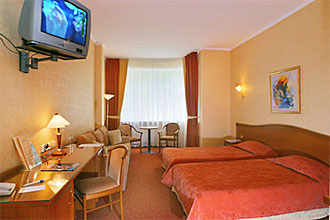 Superior Twin Room at the Tatiana Hotel in Moscow, Russia