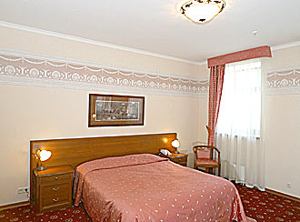 Standard Double Room at the Kebur Palace Hotel in Moscow, Russia