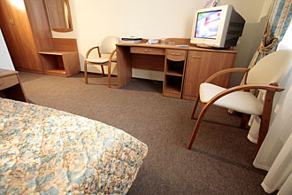 Standard Single Room at the Maxima Zarya Hotel in Moscow, Russia