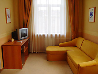 Business Two-Room Suite w/Double Bed at the Zolotoy Kolos Hotel in Moscow, Russia